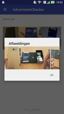 AdvertentieChecker android App screenshot 2