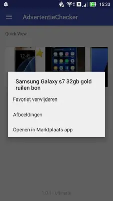 AdvertentieChecker android App screenshot 3
